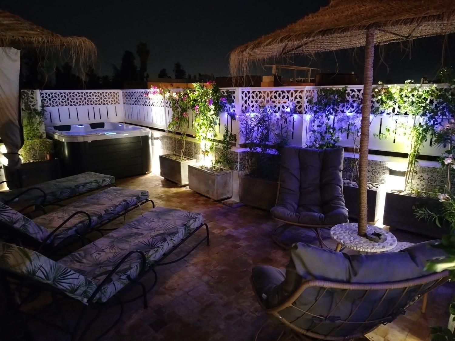 Riad & Spa Sous Le Soleil Chez Jerome Et Pamela Ch Zen Marakéš Exteriér fotografie